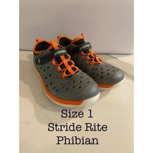 Stride Rite Amphibian Sneaker Shoes Size 1